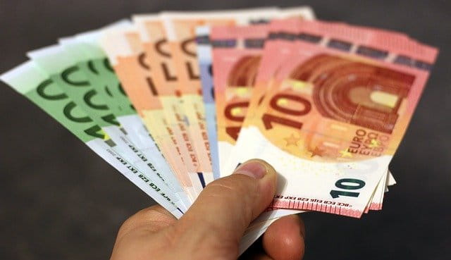 Euro Geldscheine, die es so selten als Online Casino Bonus gibt.